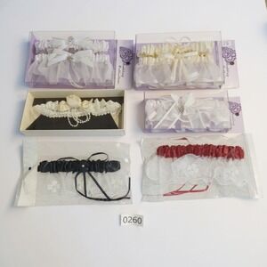 Lot of Vintage Bridal Wedding Garters- New In Package